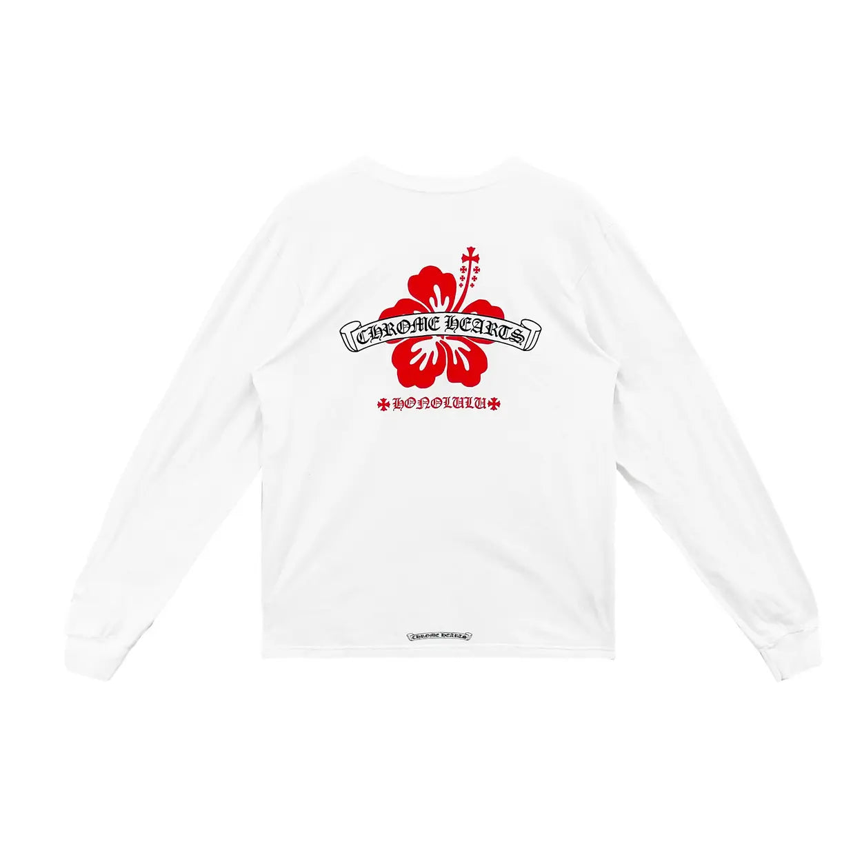 Chrome Hearts Honolulu Flower White L/S