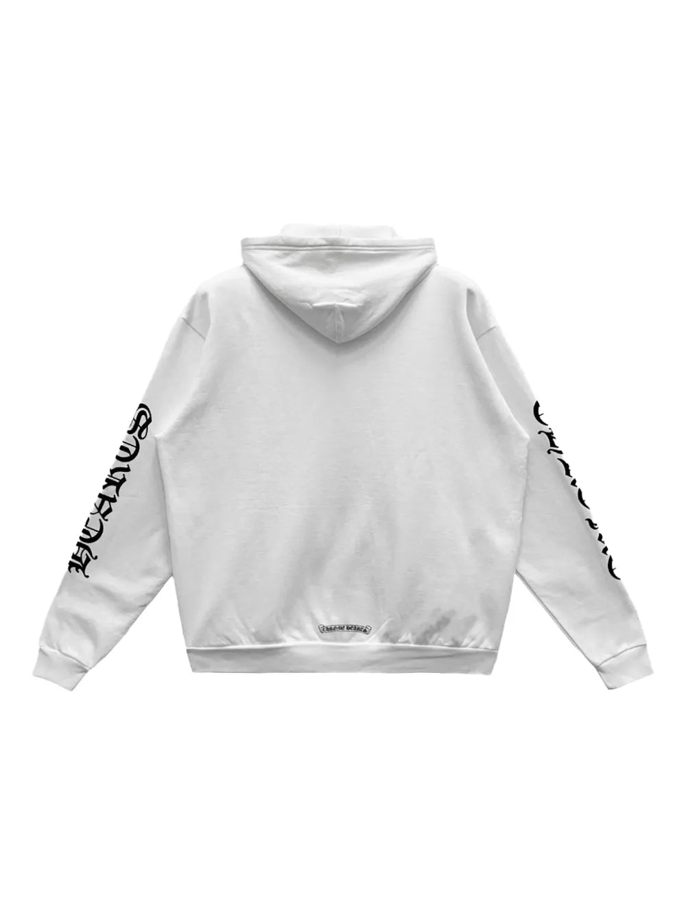 Chrome Hearts Monogram Zip Up Hoodie White