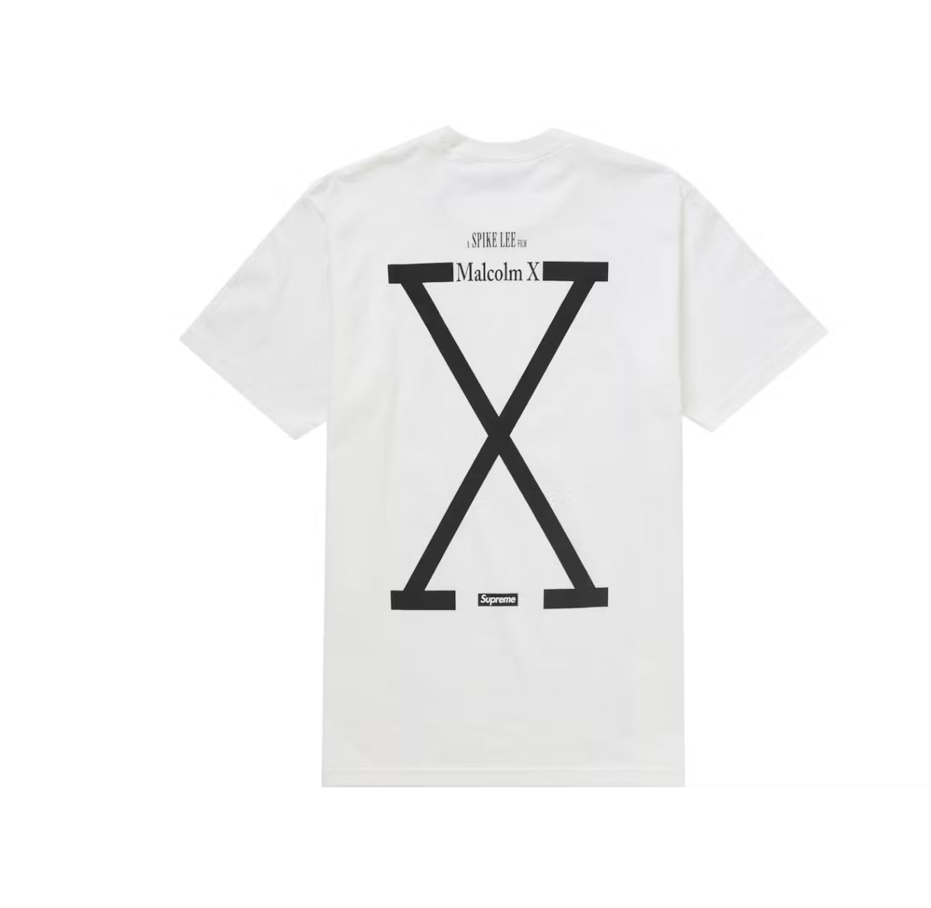 Supreme 40 Acres Malcom X Tee White