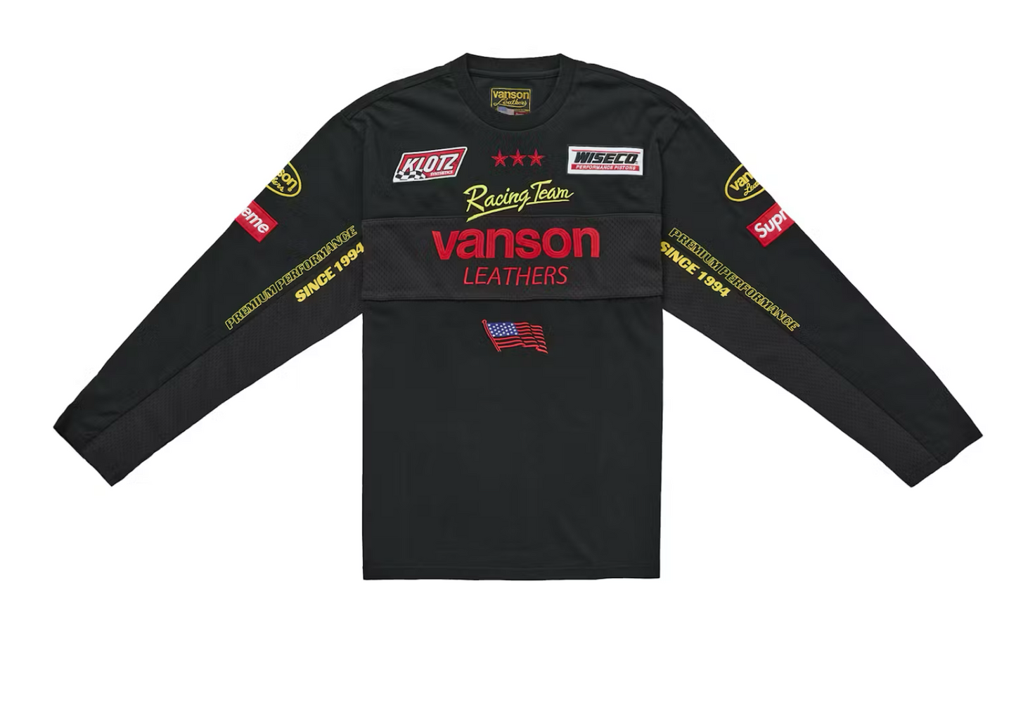 Supreme Vanson Leather L/S Top