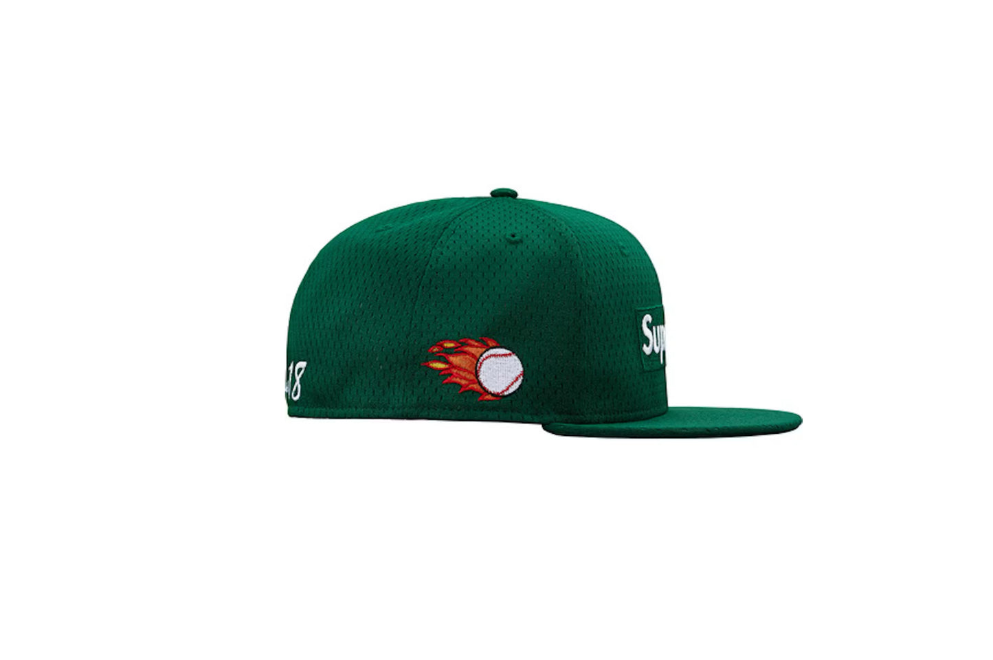 Supreme New Era Mesh Box Logo Cap Dark Green