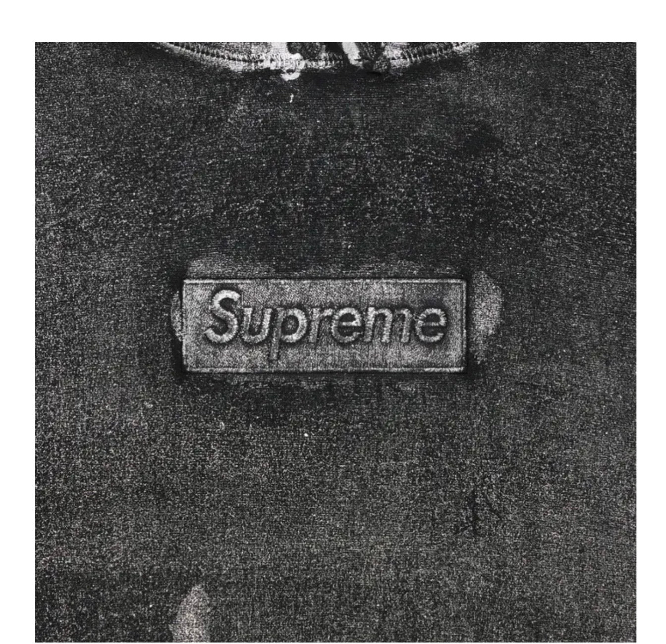 Supreme x MM6 Maison Margiela Foil Box Logo Hoodie