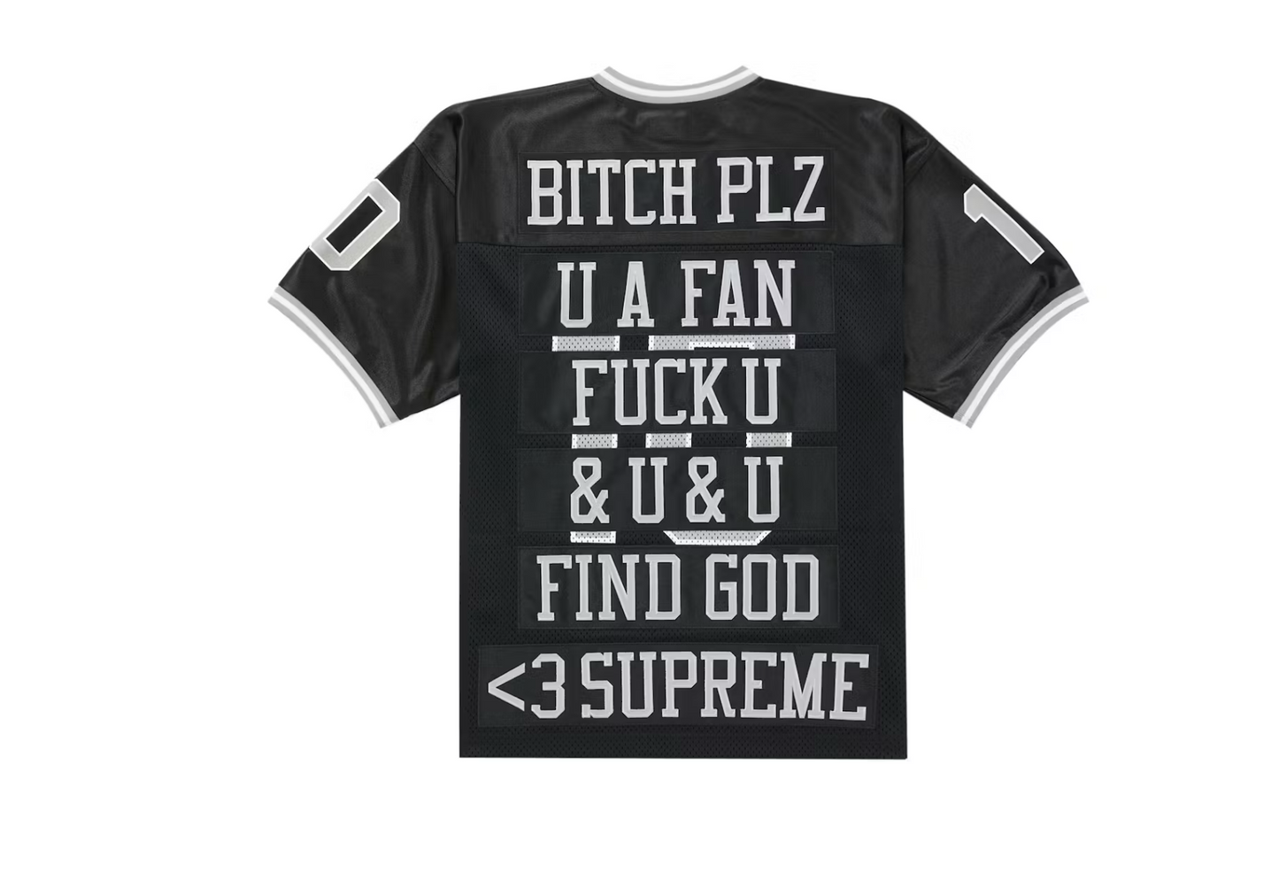 Supreme Find God Football Jersey (Black)
