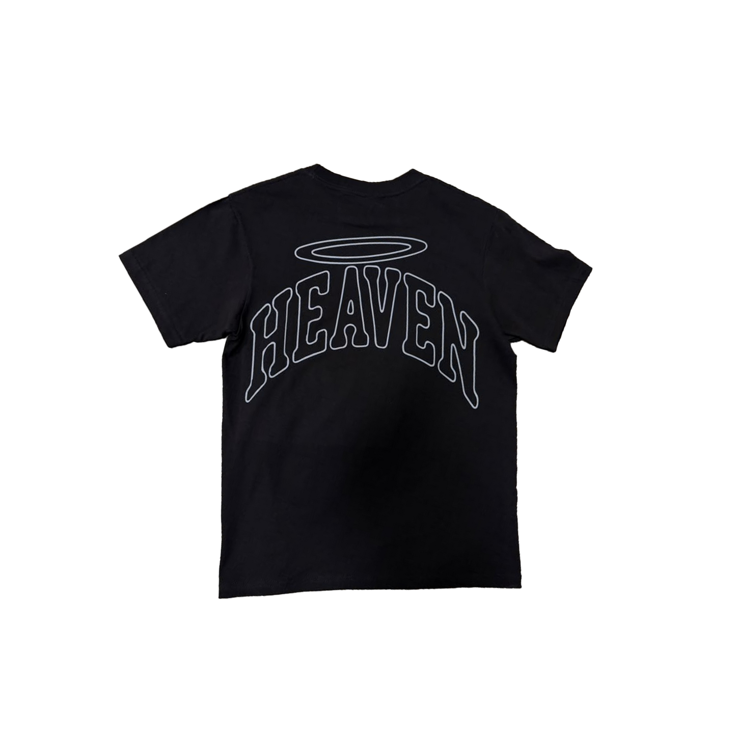 VIRGEN DE GUADALUPE/ARC LOGO TEE (BLACK/CREAM)