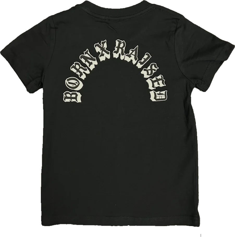 Born x Raised Arc Tee Black