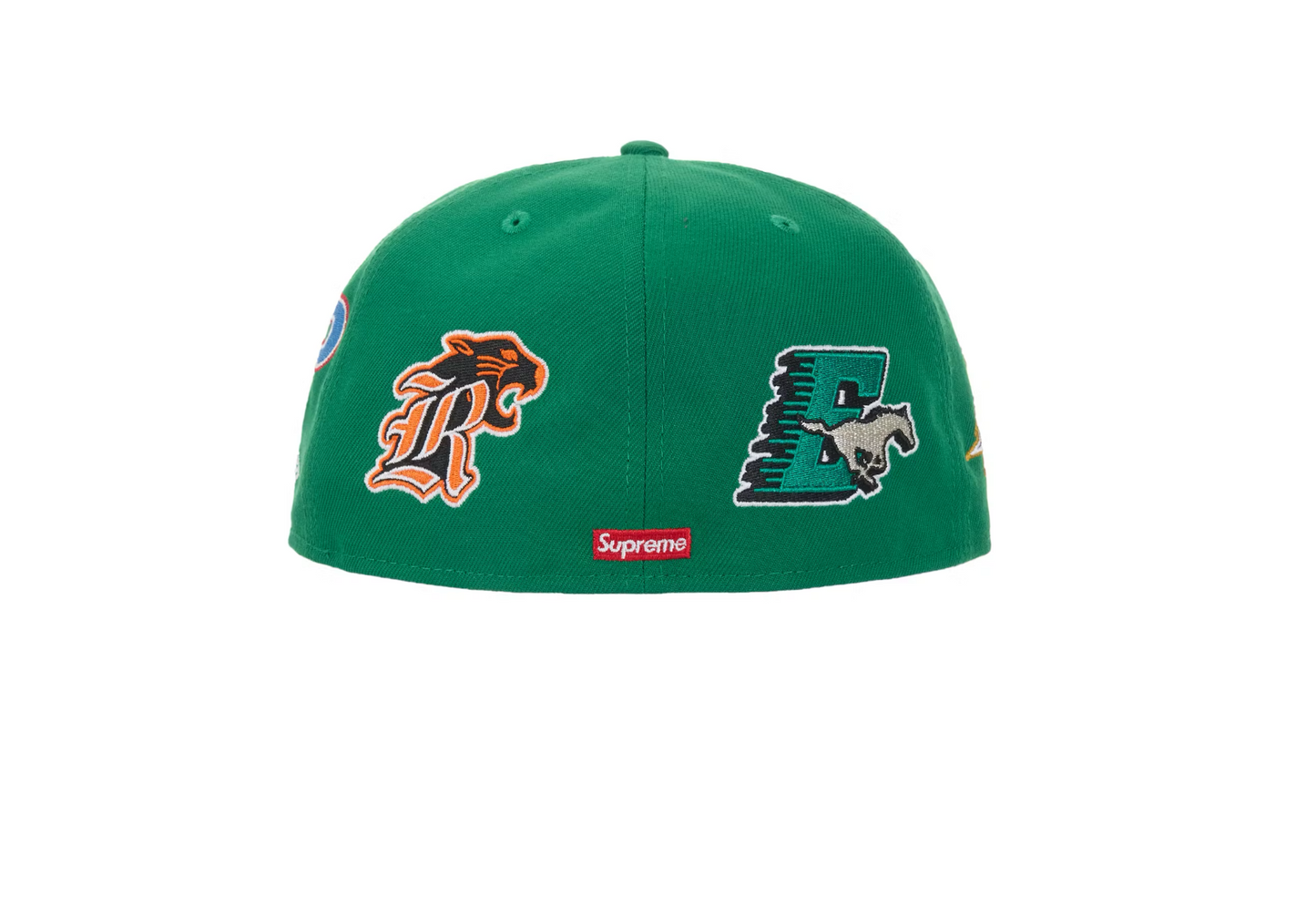 Supreme Mascots S Logo New Era 59Fifty Fitted Cap (7/38) (Green)