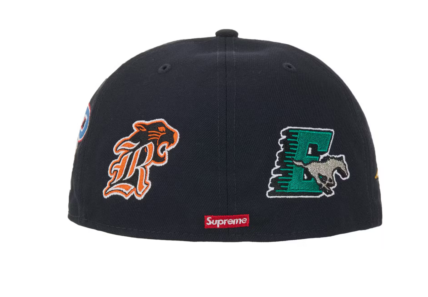Supreme Mascots S Logo New Era 59Fifty Fitted Cap (7/18) (Navy)