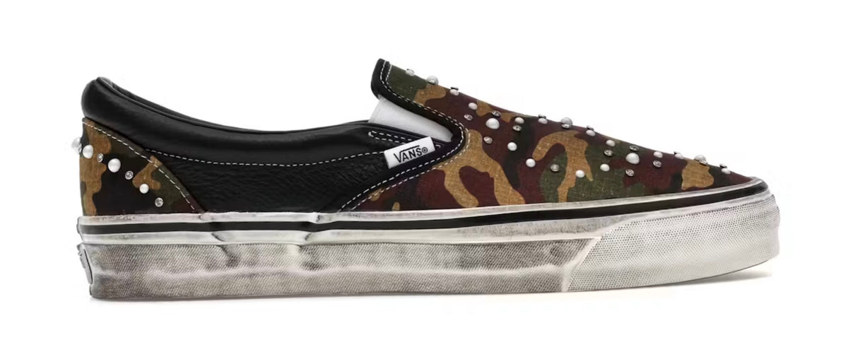 Vans LX Classic Slip On Pearlized Pack Camo Black
