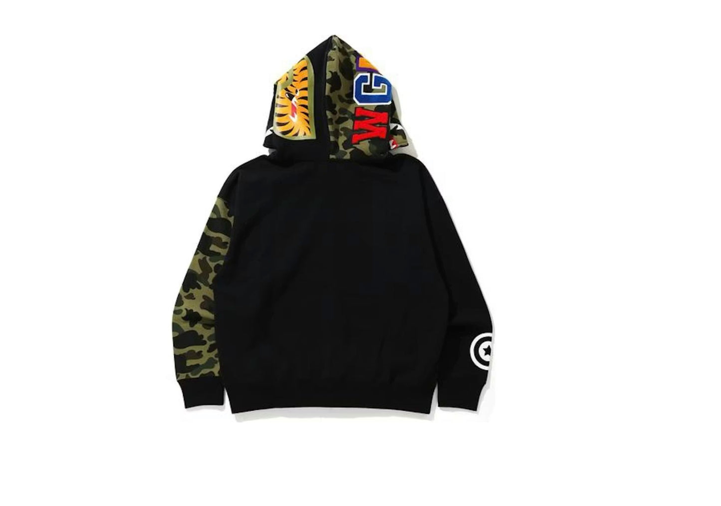 BAPE Giant Shark Full Zip Hoodie “Black”