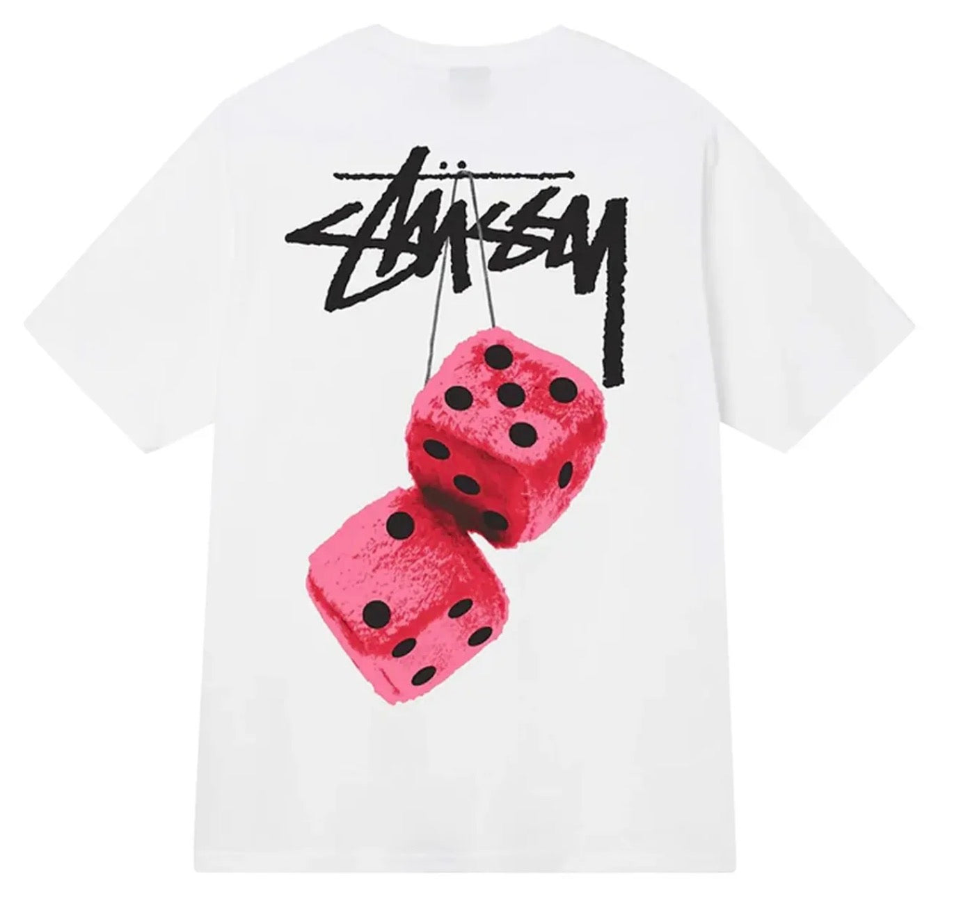 Stussy Fuzzy Dice Tee (White)