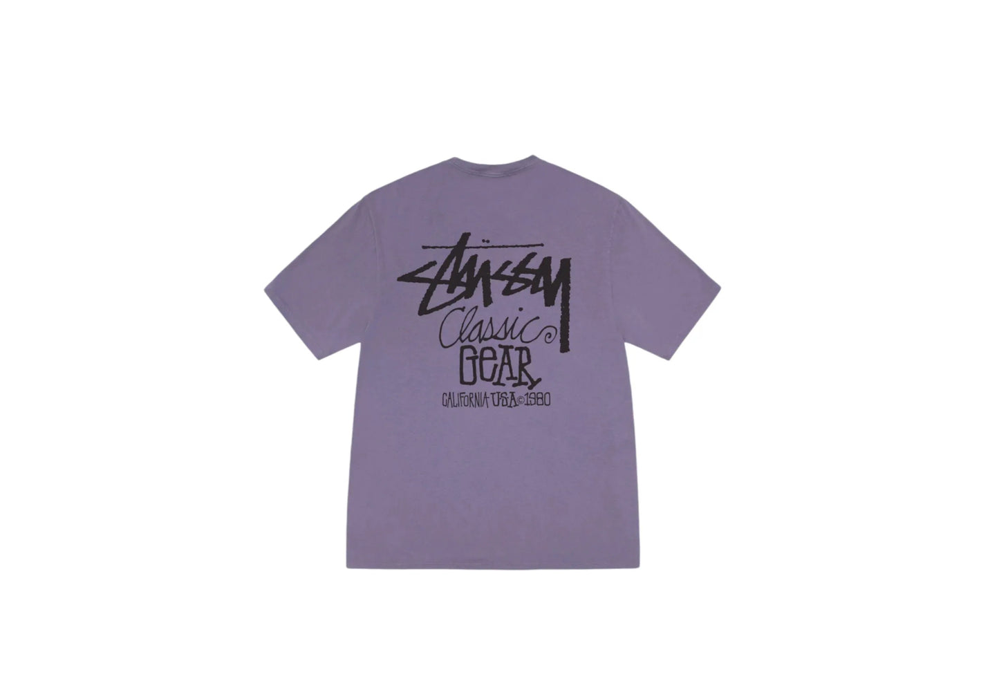 Stussy Classic Gear Pigment Dyed Tee Grape