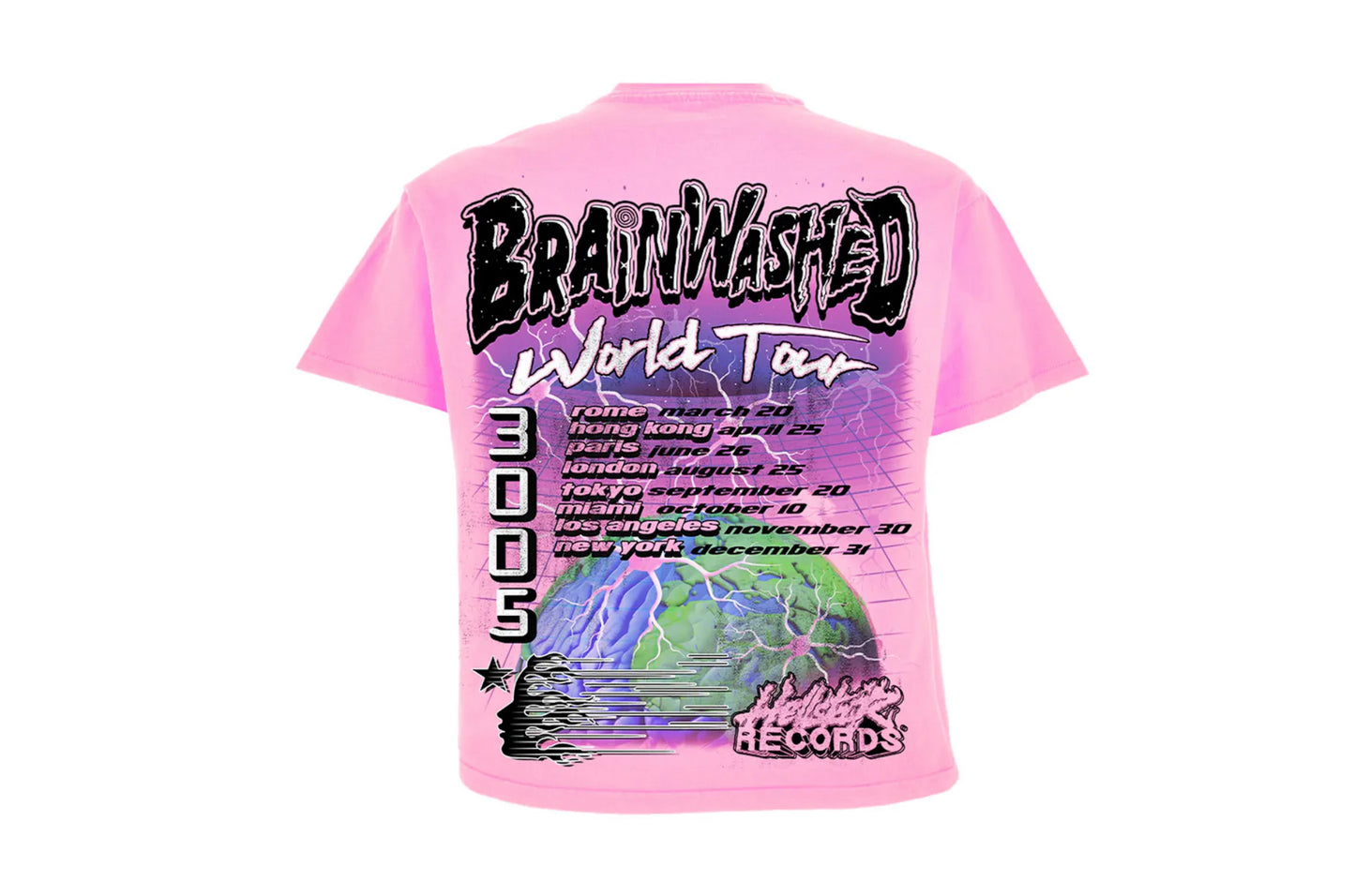 Hellstar Brainwashed World Tour Tee Pink