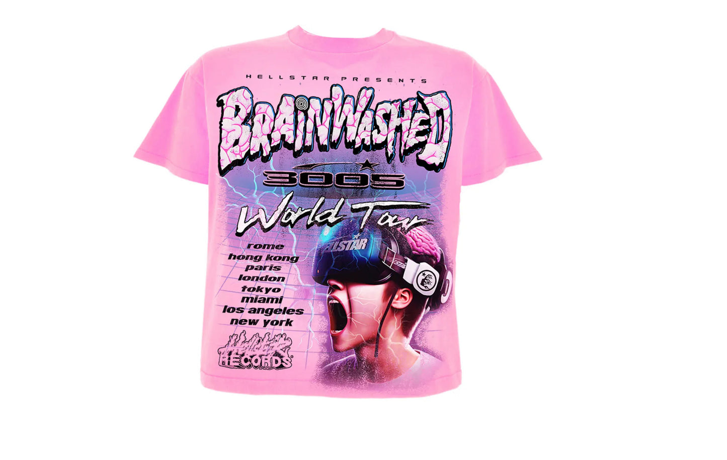 Hellstar Brainwashed World Tour Tee Pink