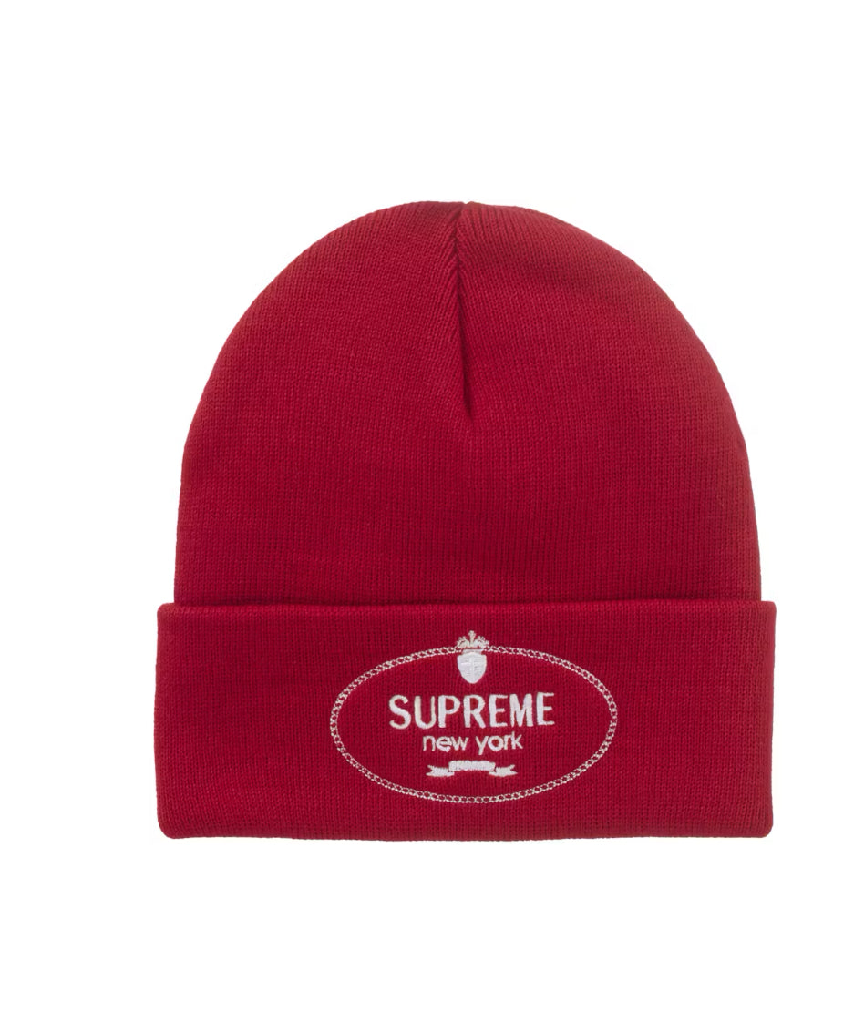 Supreme Crest Beanie Red