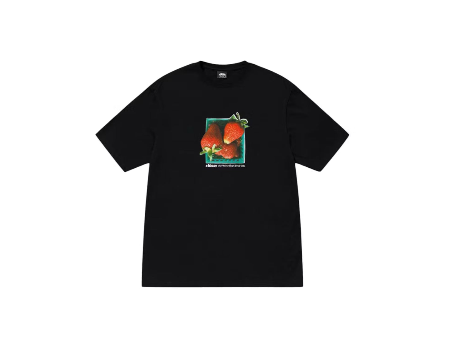 Stussy Berries Tee Black