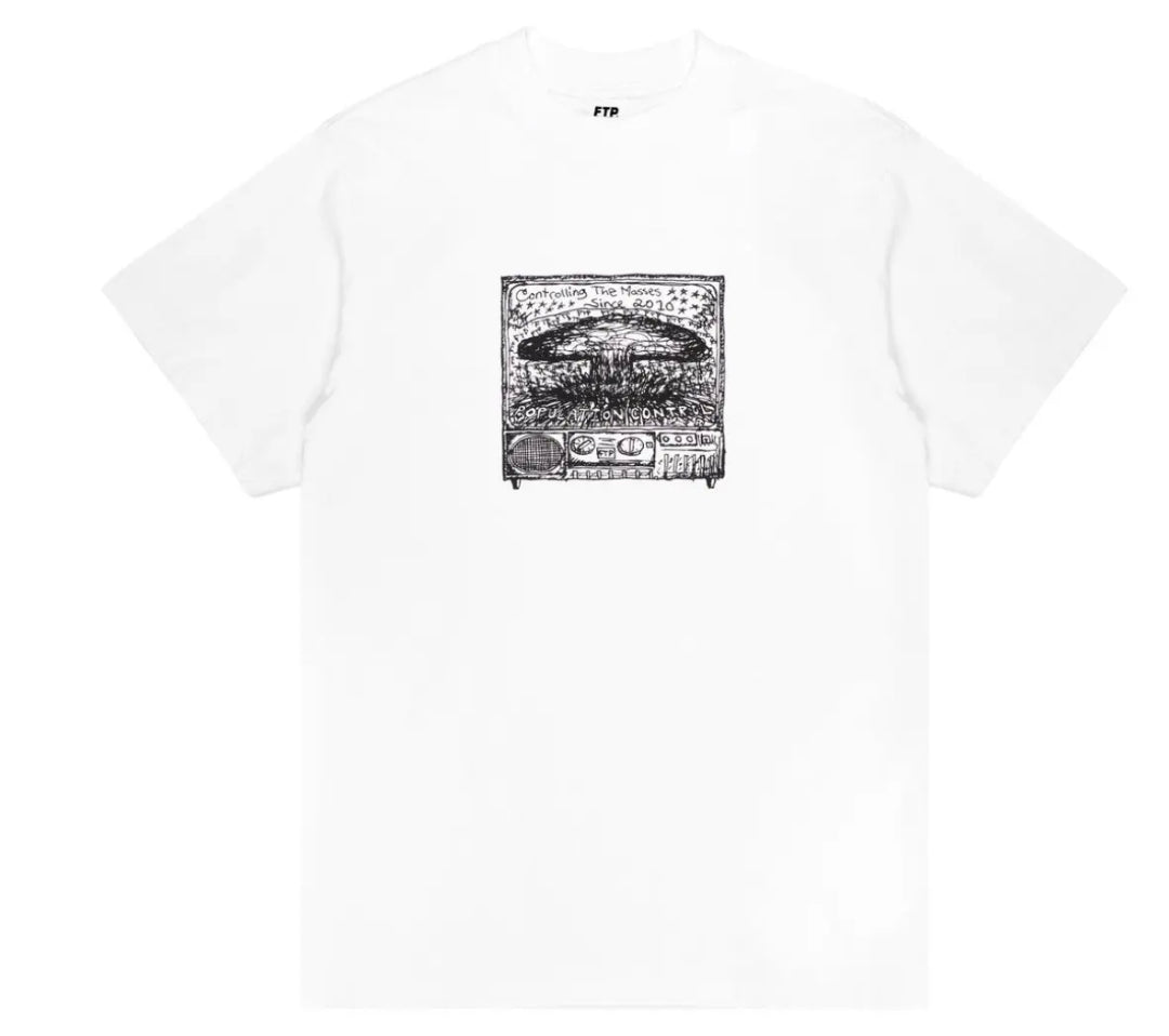FTP Population Control Tee White