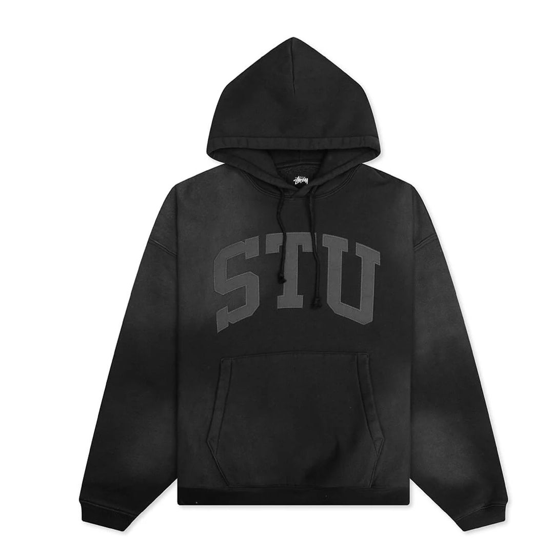Stussy STU APPLIQUE HOODIE Black