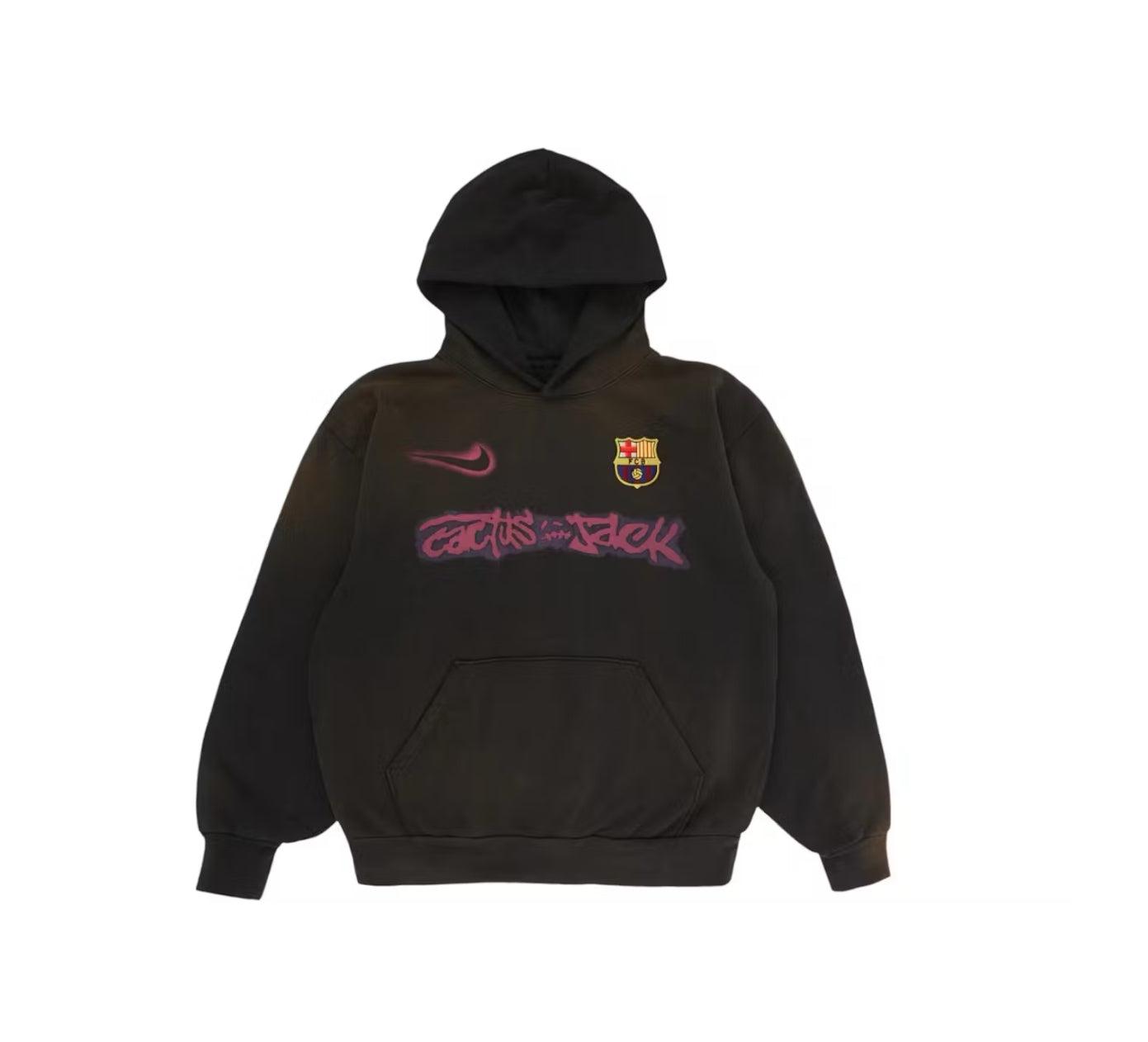 Travis Scott x FC Barcelona Spray Logo Hoodie