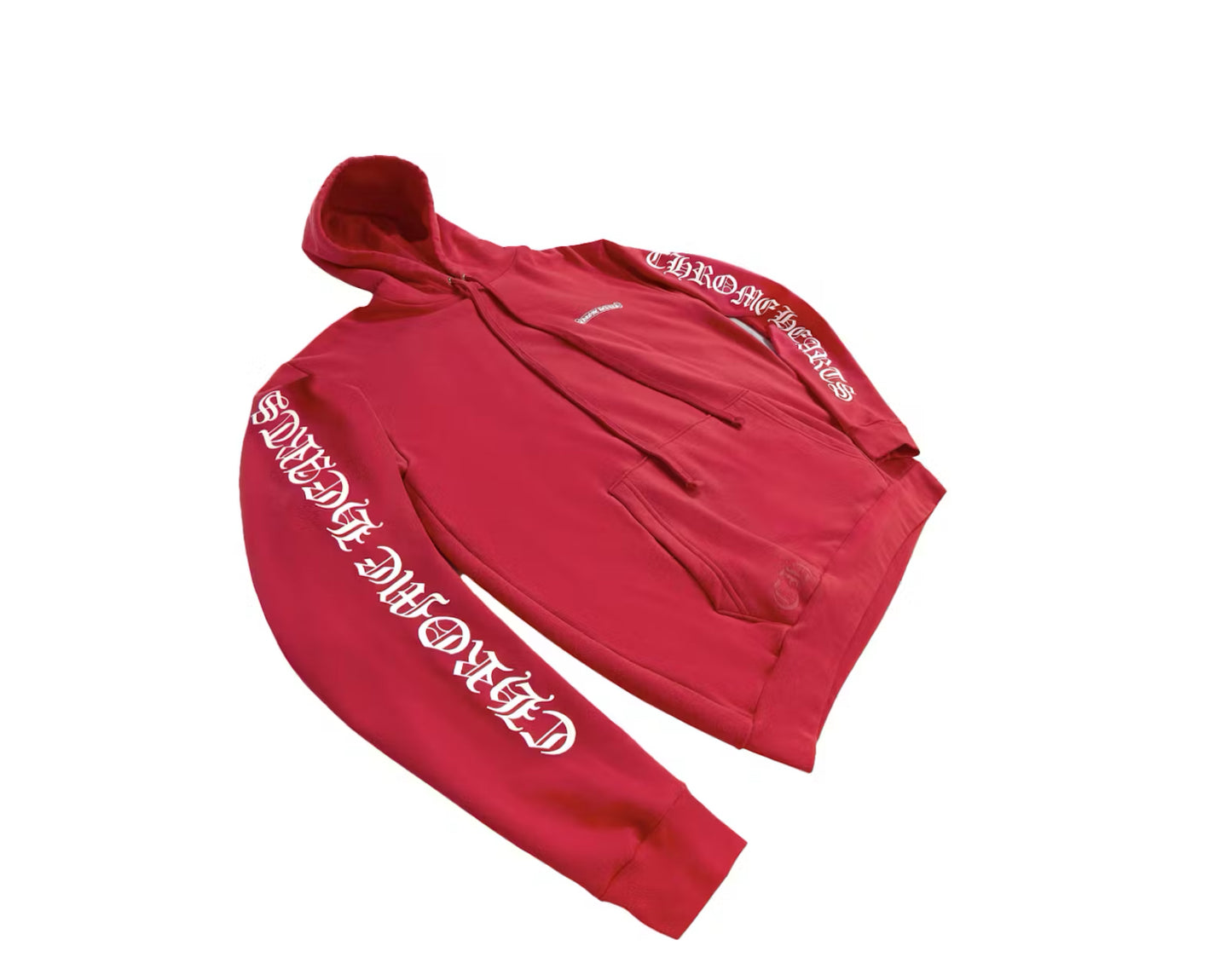 Chrome Hearts Hoodie Red/White