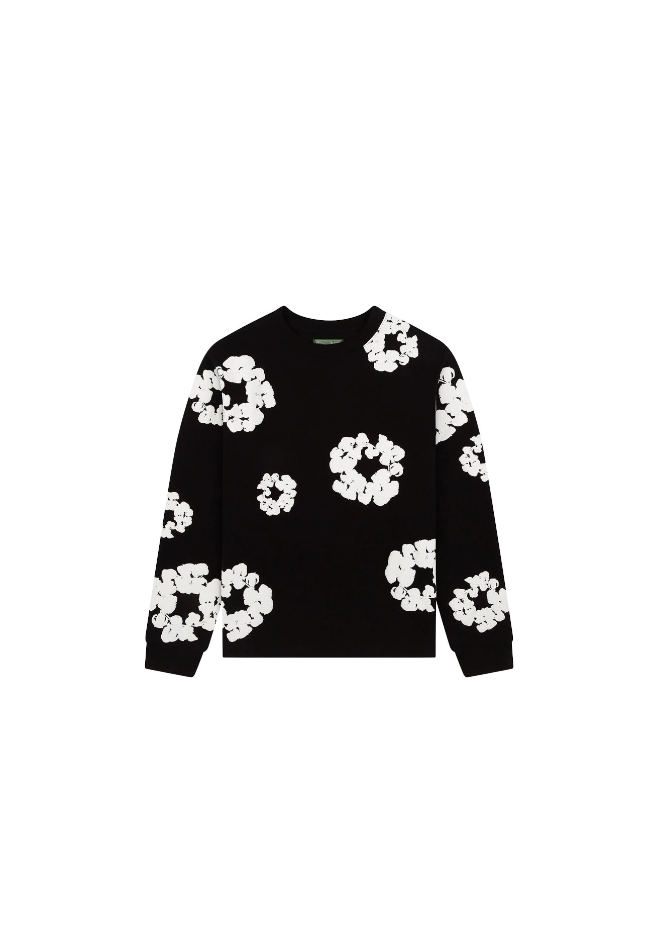 Denim Tears Cotton Wreath Long Sleeve Black