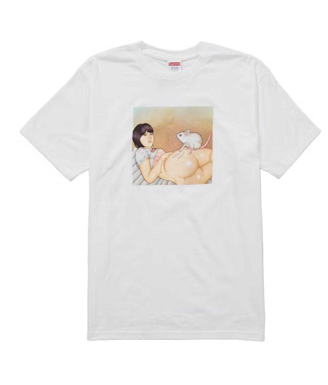 Supreme Mouse Tee White