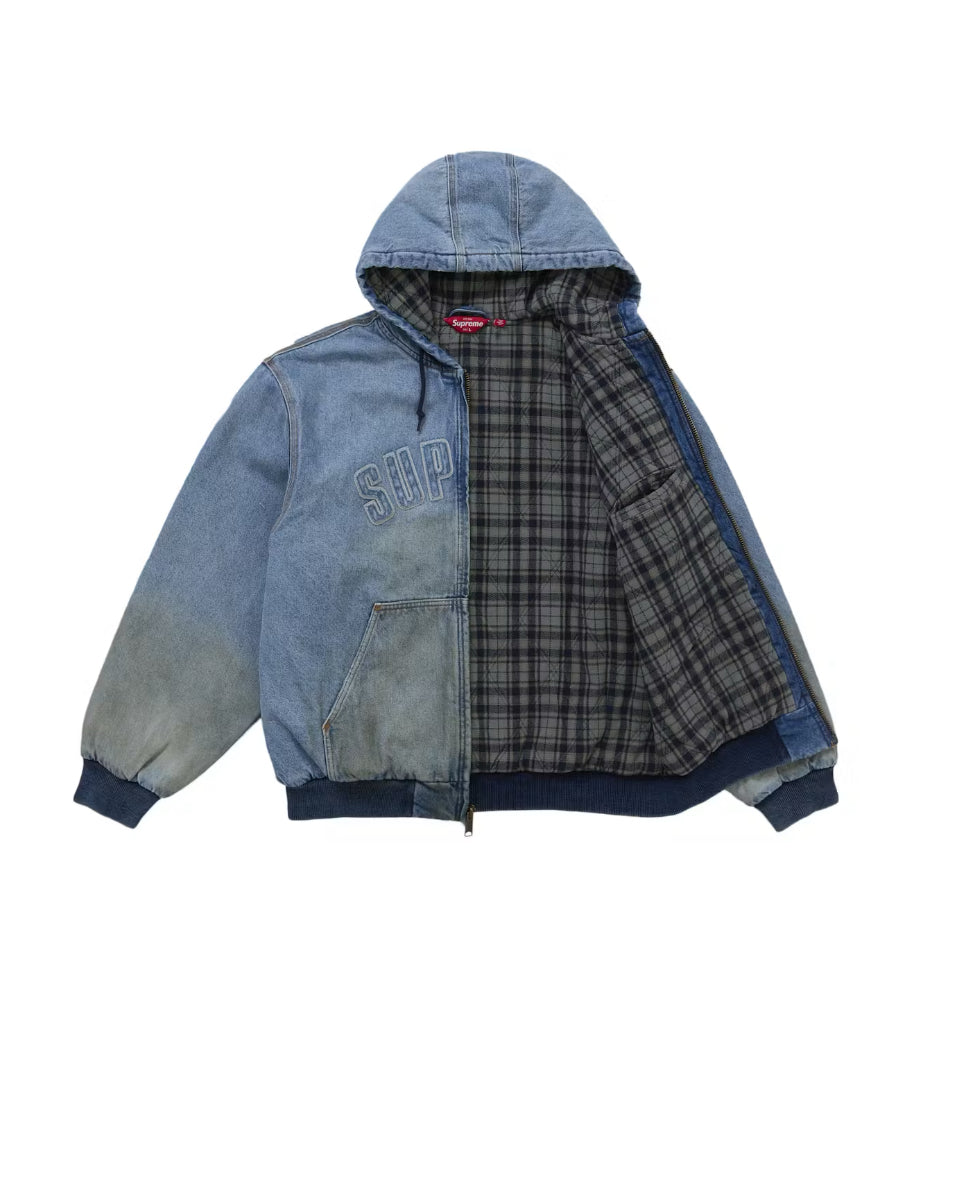 Supreme Denim Arc Hooded Work Jacket