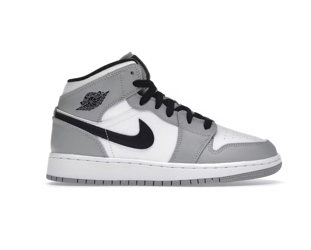 Jordan 1 Mid Light Smoke Grey (GS) (2020)