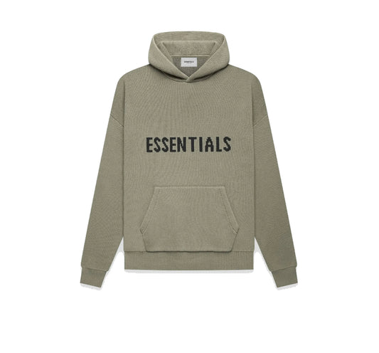 Fear of God Essentials Knit Pullover Hoodie Pistachio