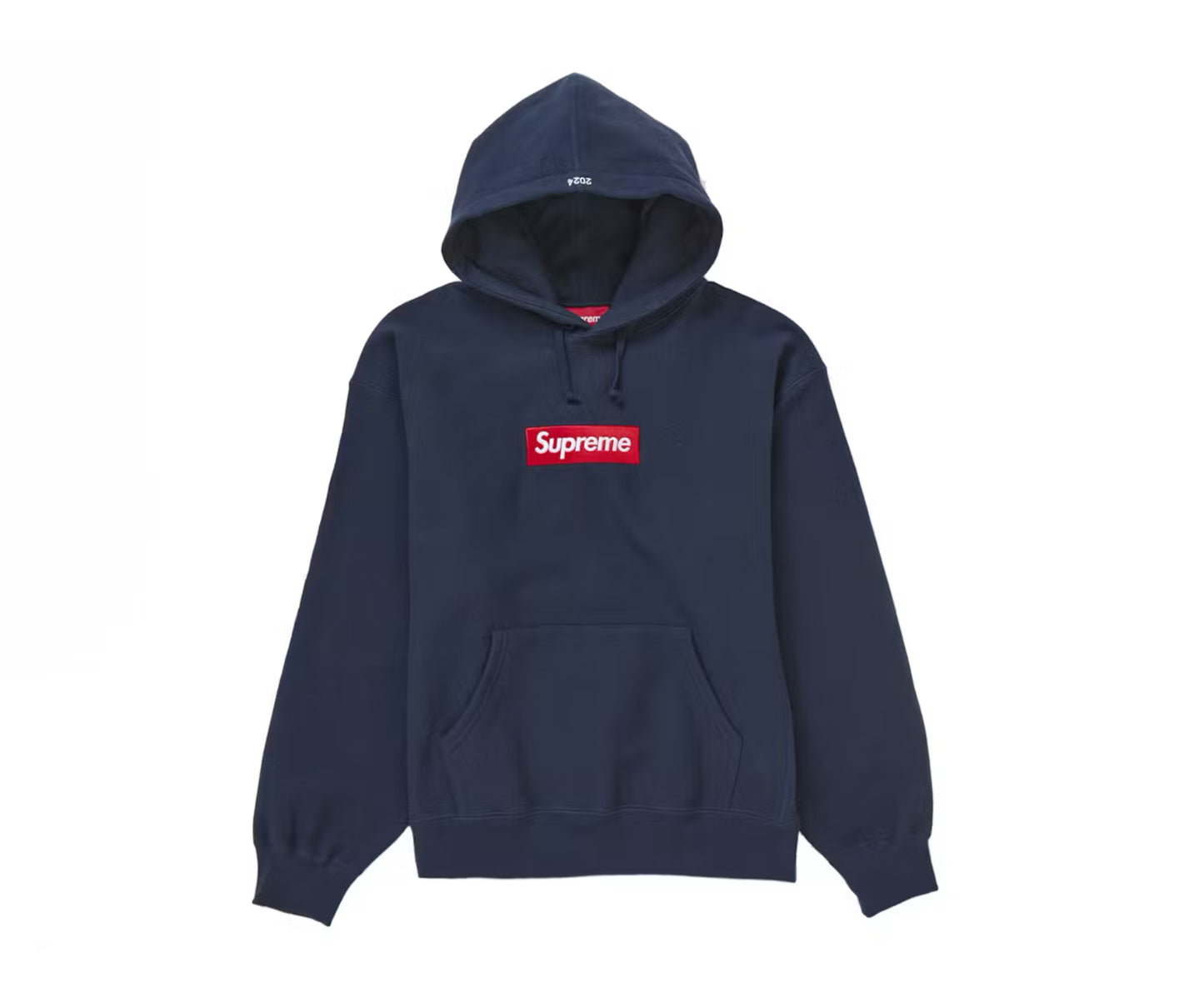 Supreme Box Logo Hoodie Navy (SS24)