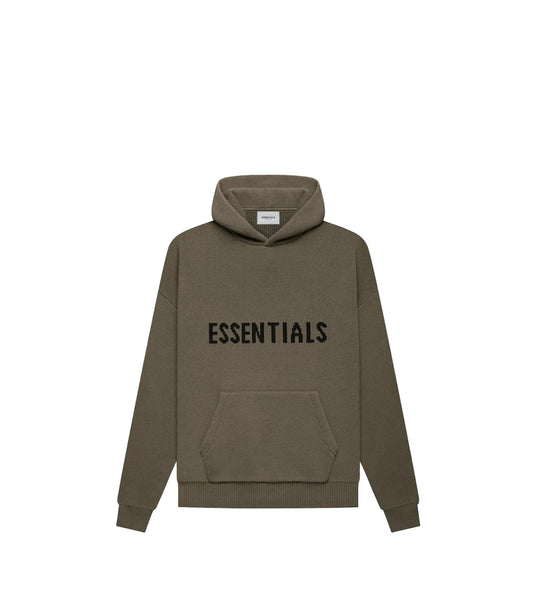 Fear of God Essentials Knit Pullover Hoodie Harvest