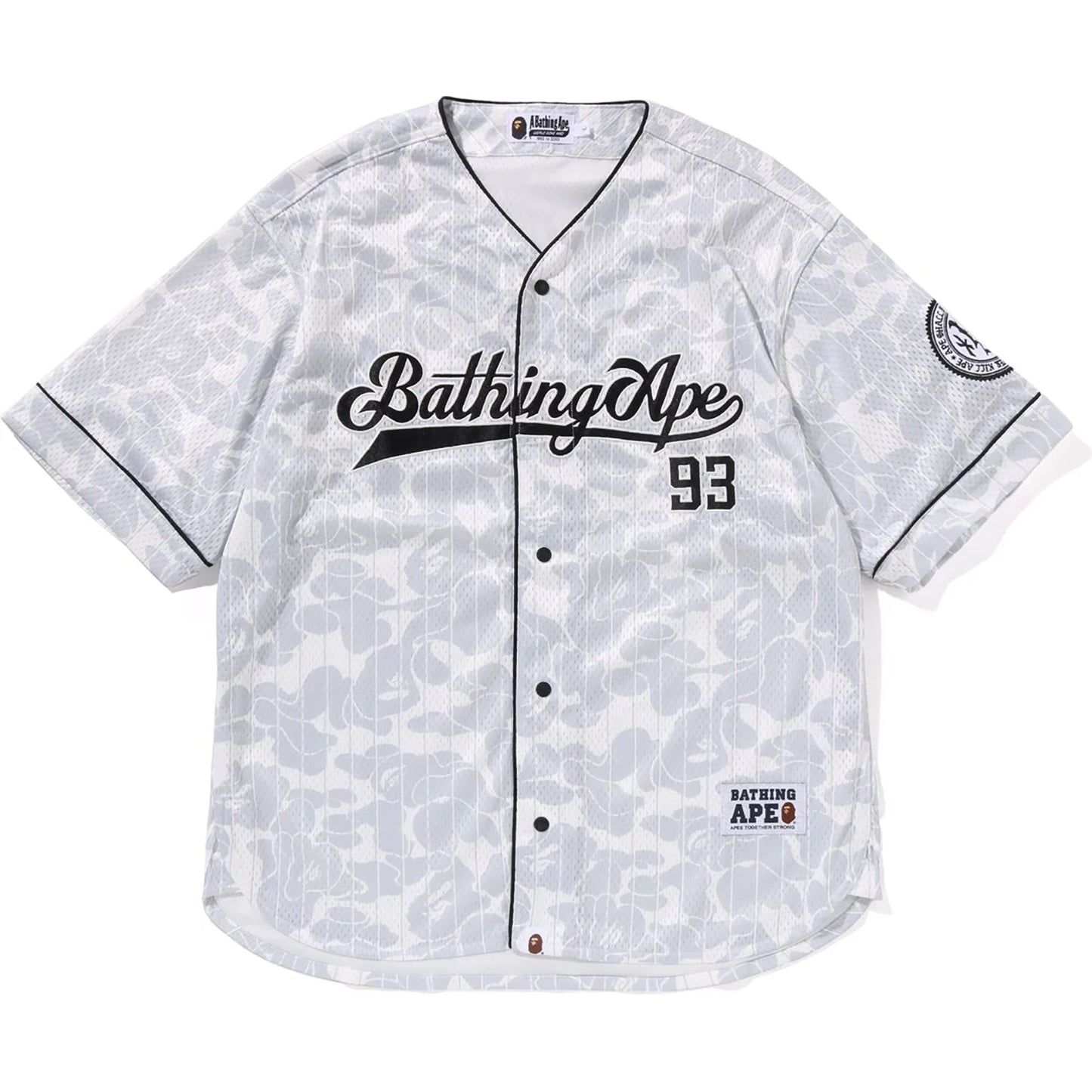 BAPE Camo Baseball Jersey