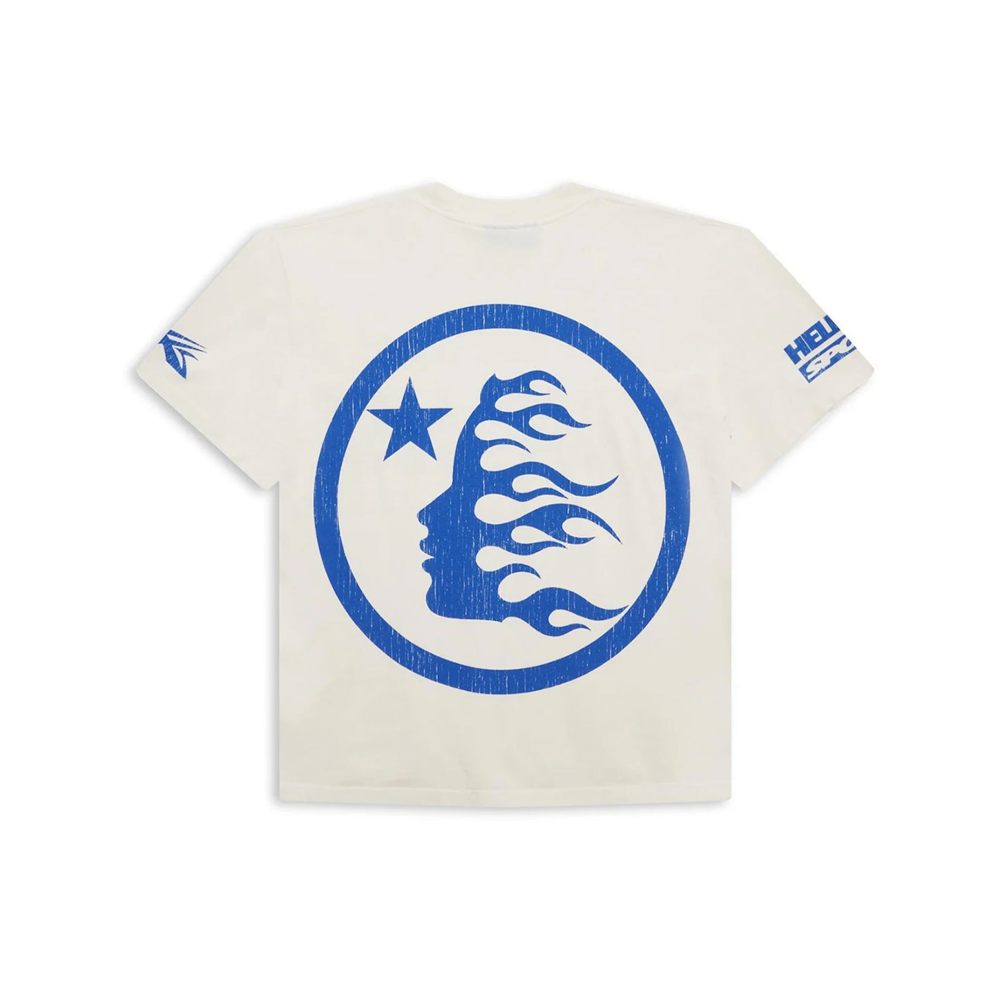 Hellstar Beat Us! Tee White Blue