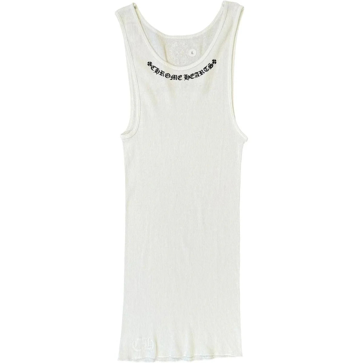 CHROME HEARTS SCROLL LOGO RIB TANK
