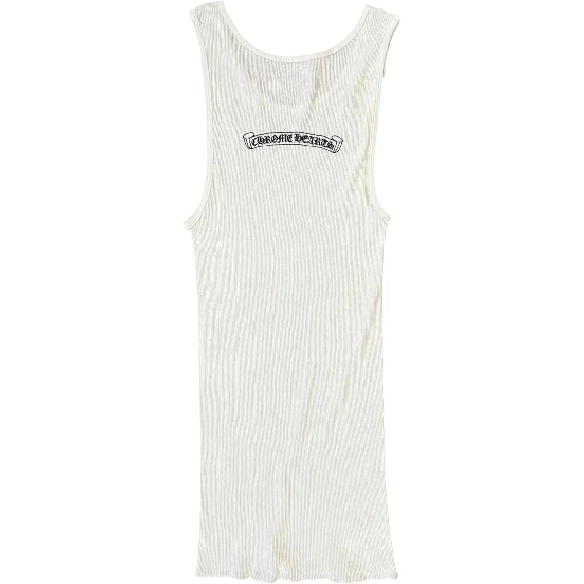 CHROME HEARTS SCROLL LOGO RIB TANK