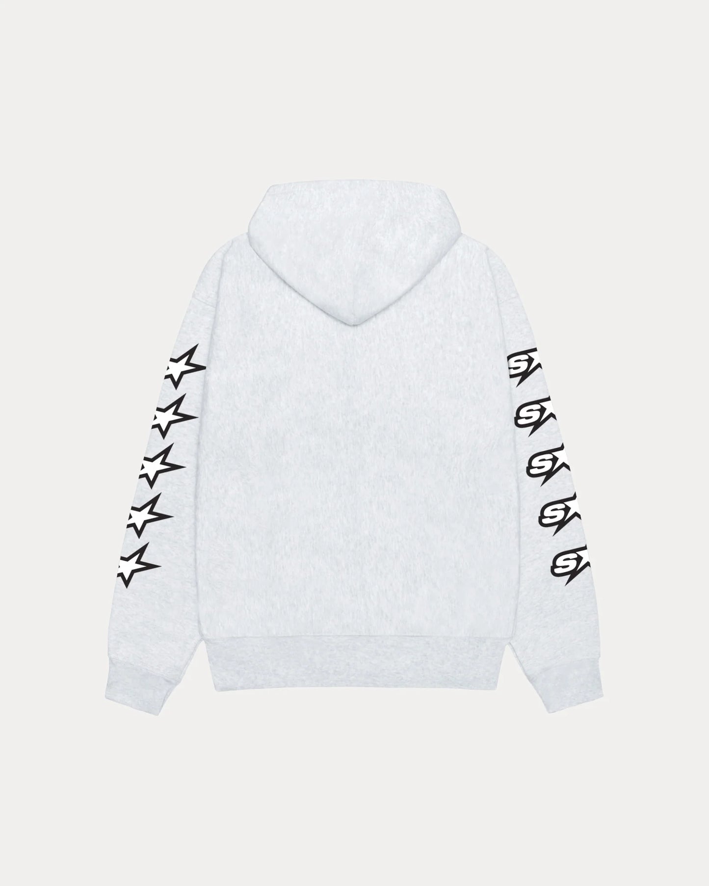 STUSSY SPEEDWAY ZIP HOODIE (ASH HEATHER)