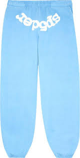 Sp5der Sky Blue Sweatpants