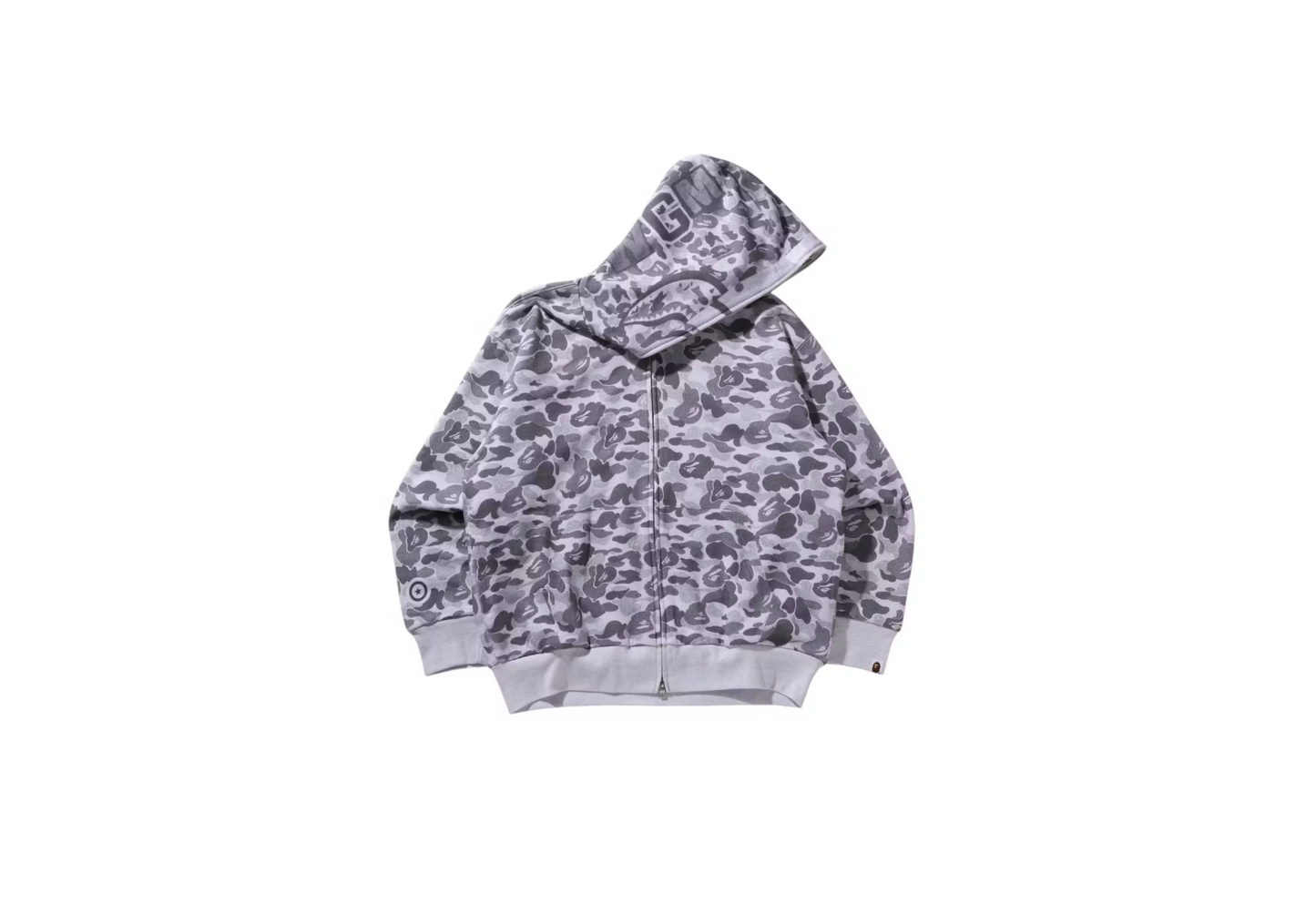BAPE Camo Faux Print Full Zipup Hoodie