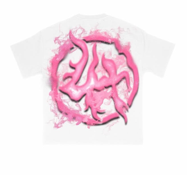 ALOCS x Lost Hills Tee White/Pink