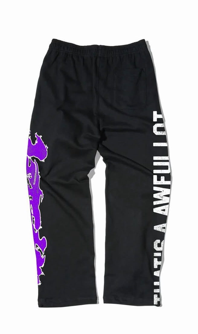 ALOCS x Lost Hills V1 Black Sweatpants