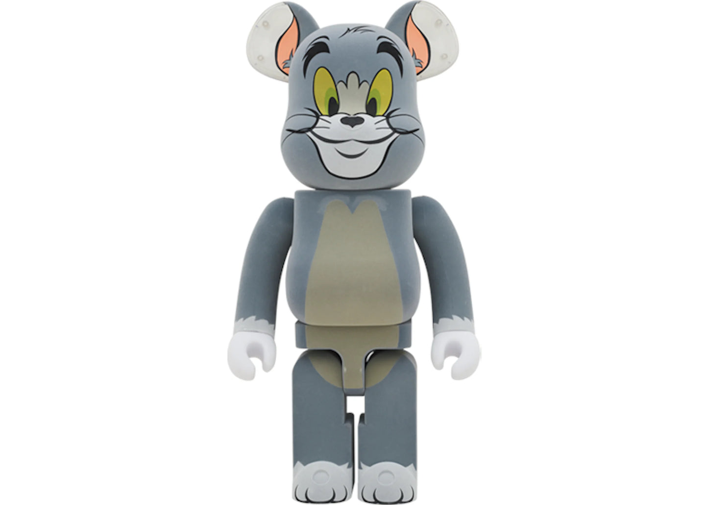 Medicom Bearbrick Tom and Jerry: Tom Flocky 1000% *Preowned*