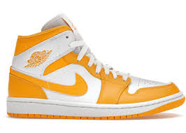 Jordan 1 Mid White University Gold (W)