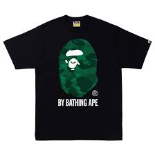 Bape Color Camo By Bathing Ape Tee Green/Black