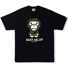 Bape Color Camo Baby Milo Tee Black/Green