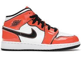 Air Jordan 1 Mid SE Turf Orange (GS)