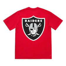 Supreme NFL x Raiders x '47 Pocket Tee Red