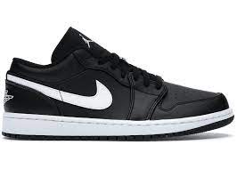 Jordan 1 Low Black White (W)