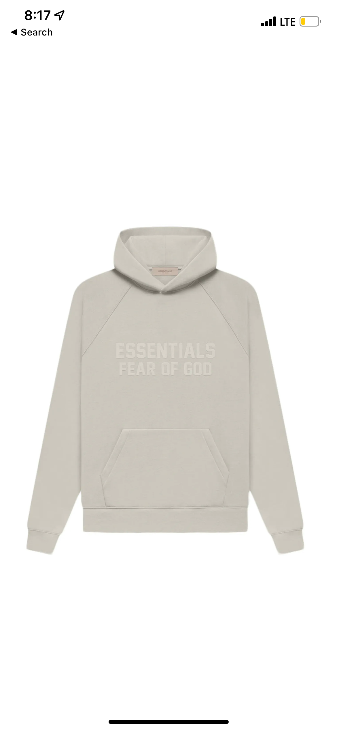 Fear of God Essentials Hoodie Seal
