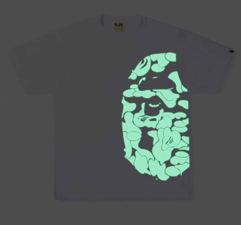 BAPE Glow in the Dark Tee White