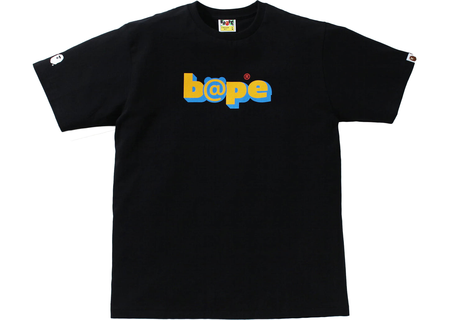 BAPE x Bearbrick Camo Bear Tee Black