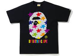 Bape Sta Pattern Tee Black